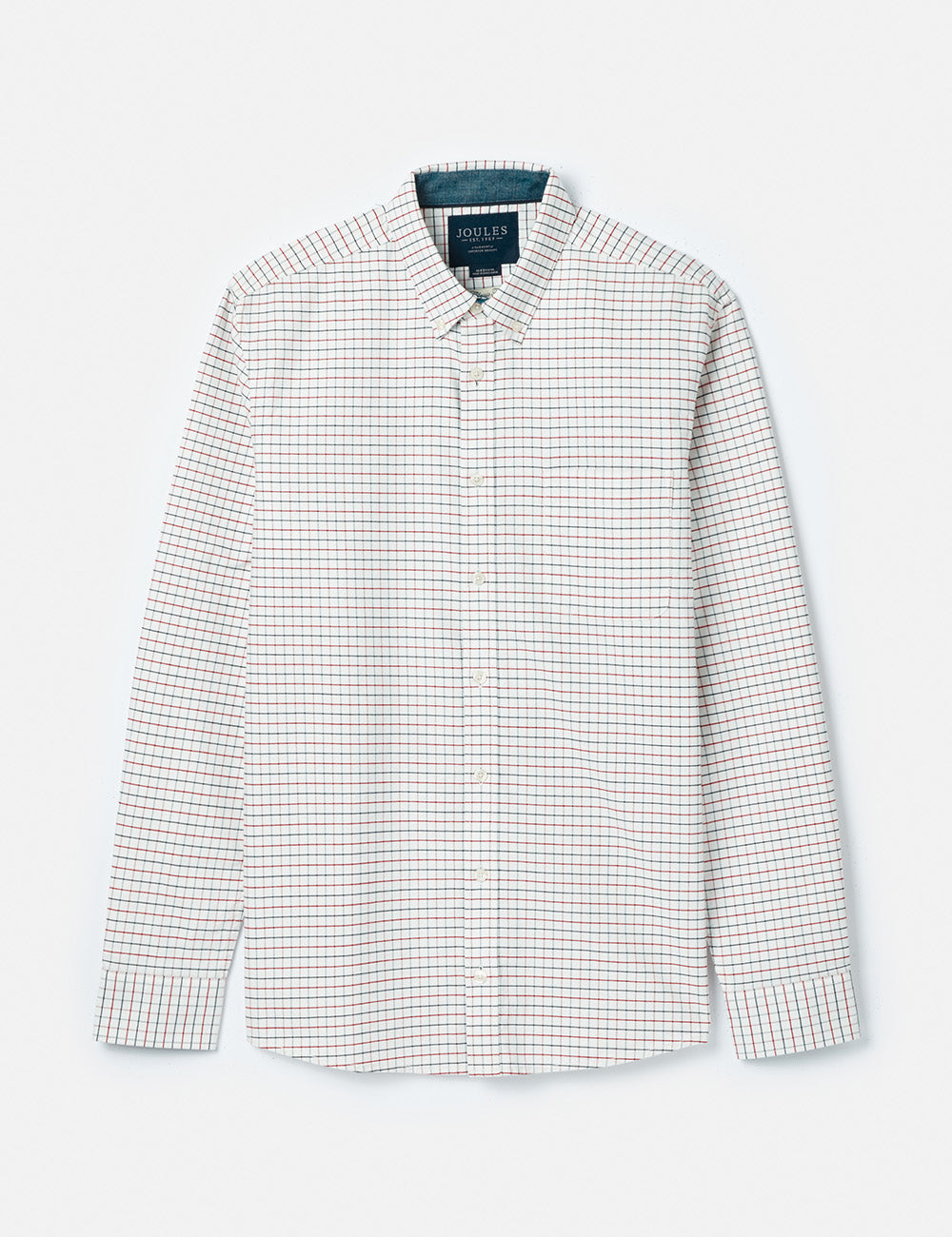 Joules Welford Shirt - Cream/Red Stripe