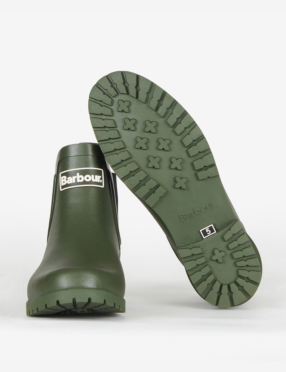 Barbour Wilton Wellington Boot - Olive
