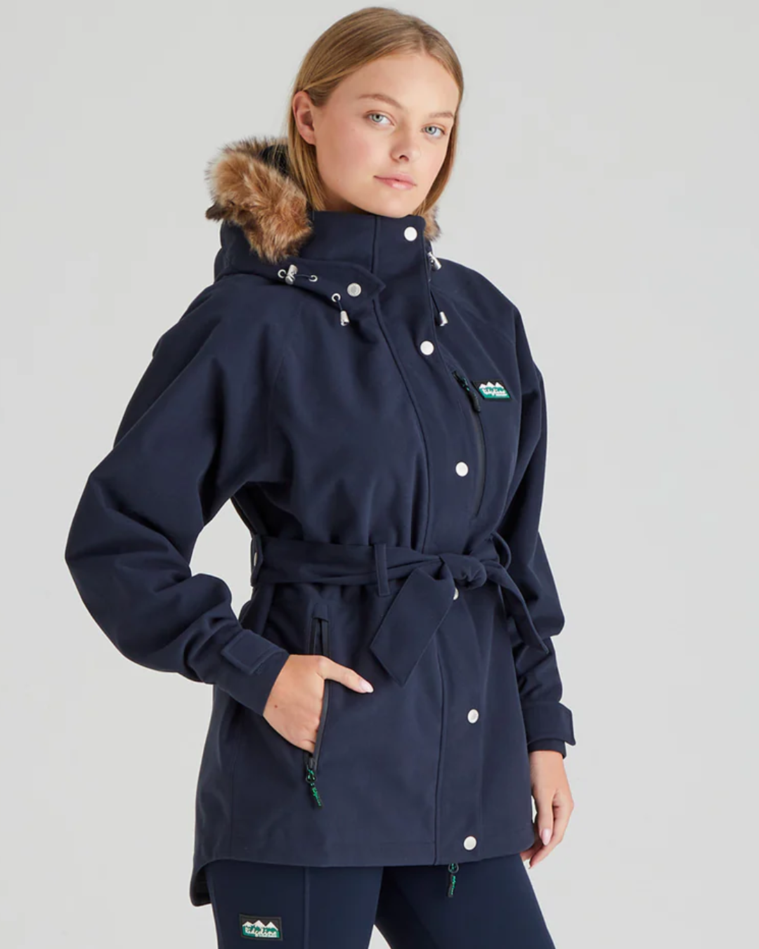 Ridgeline Womens Nordic Jacket Navy