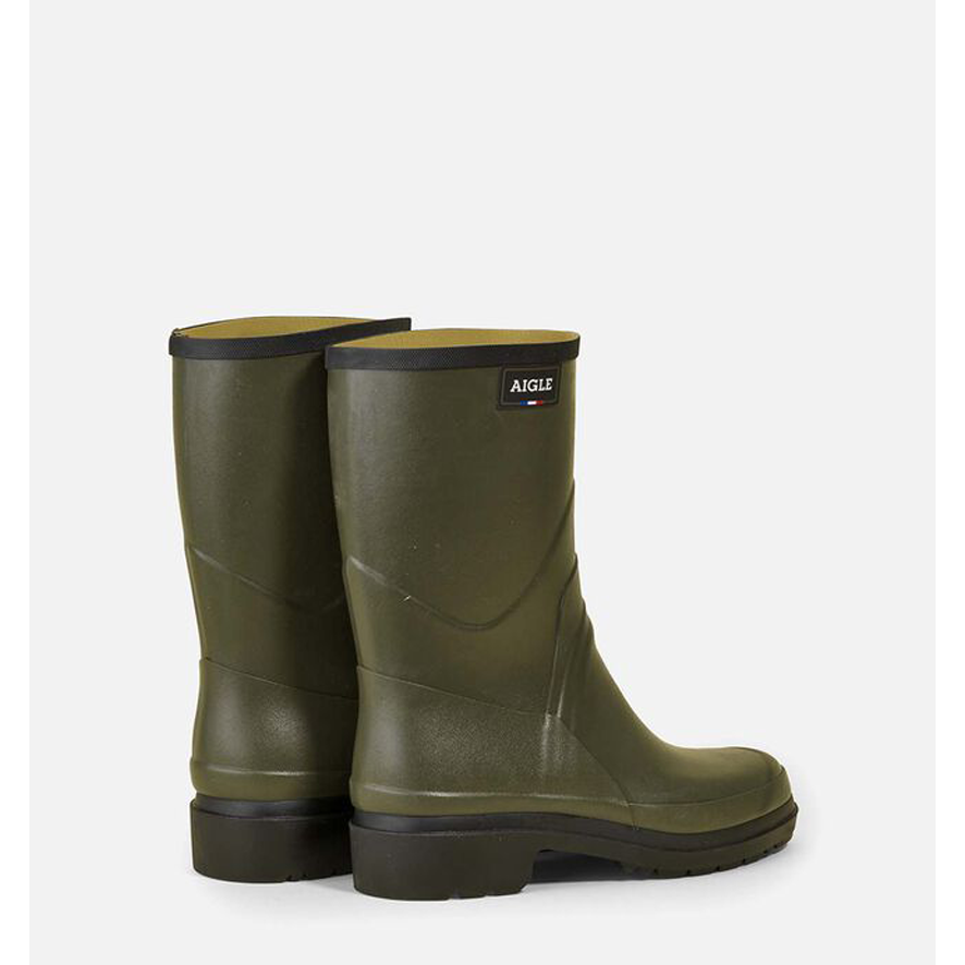Aigle Bison 2 Ankle Rain Wellington Boots - Khaki