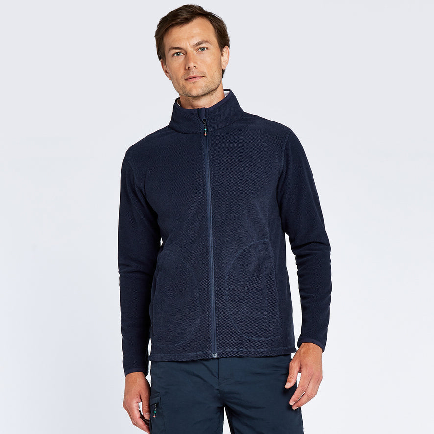 Dubarry Mens Mustique Full Zip Fleece - Navy