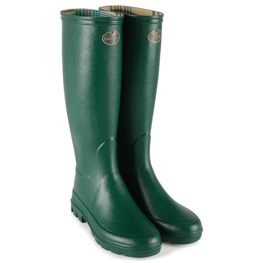 Le Chameau Ladies Iris Wellington Boot - Vert Fonce