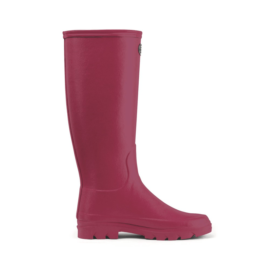Le Chameau Womens Iris Wellington Boot - Rose Pink