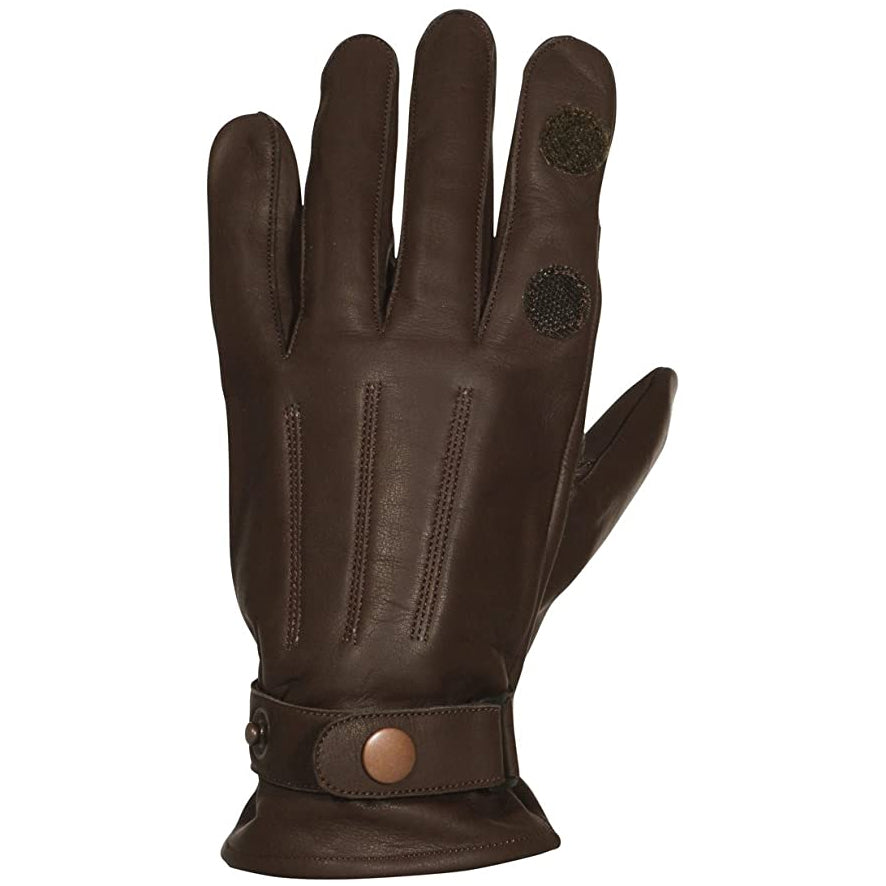 Percussion Leather Gloves - Brown