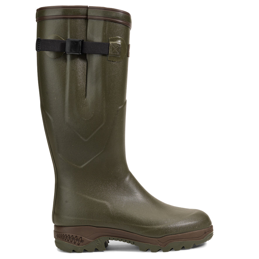 Aigle parcours iso 2024 2 neoprene wellies green