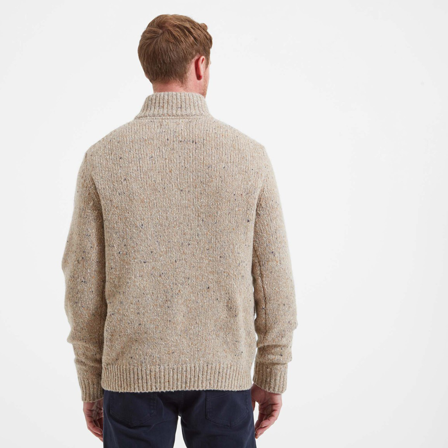 Schoffel Aviemore Alpaca Mix 1/4 Zip Jumper-Oat