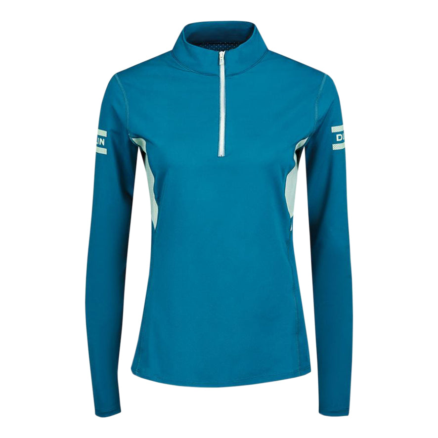 Dublin Blaze Long Sleeve 1/4 Zip - Blue Lagoon