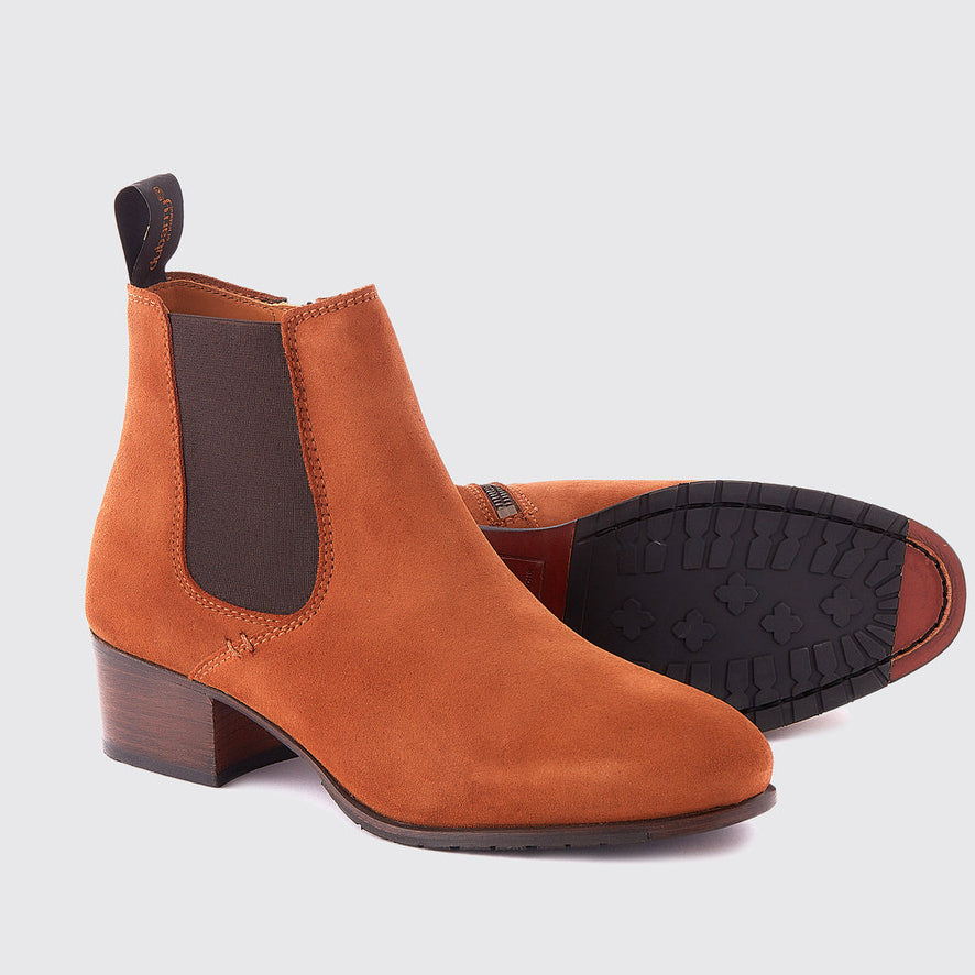 Dubarry Bray Leather Boot - Camel