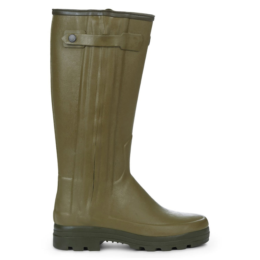 Le Chameau Chasseur Neoprene Mens Wellington Boots - Vert