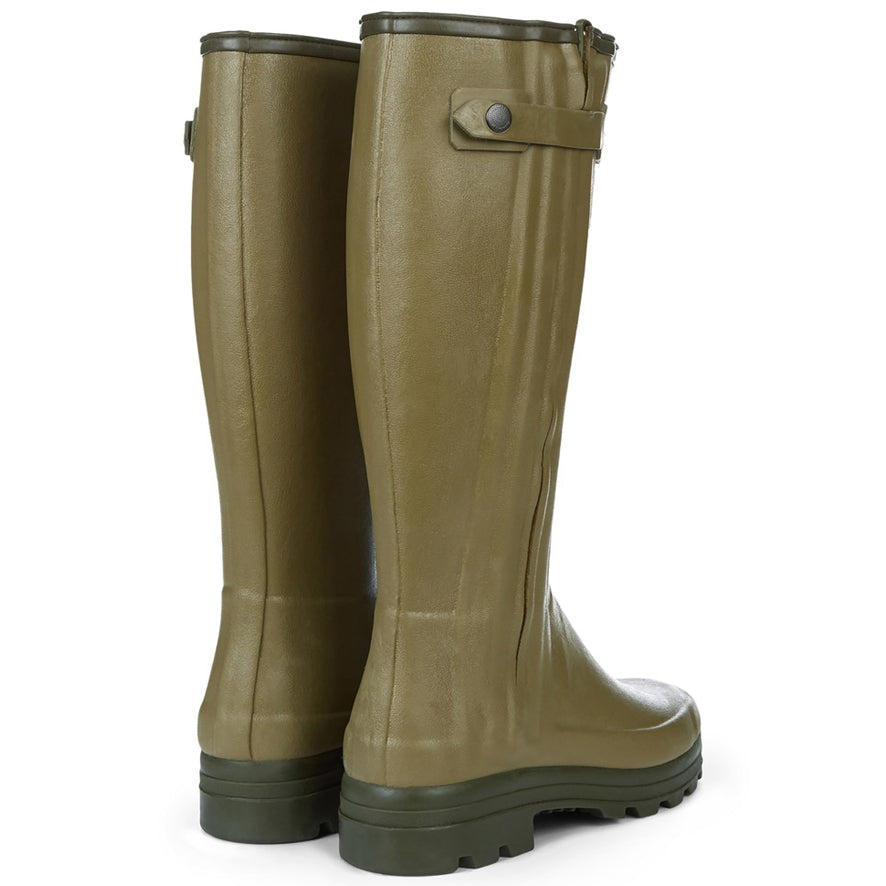 Le Chameau Chasseur Neoprene Mens Wellington Boots - Vert