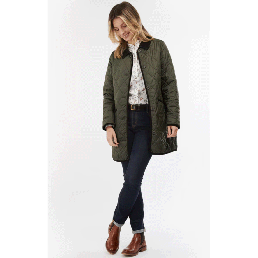 Barbour Haisley Quilted Jacket - Olive