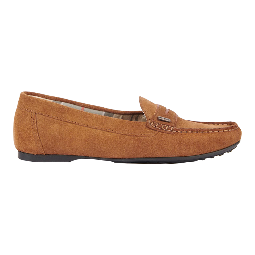 Barbour Pippa Loafers - Cognac Suede