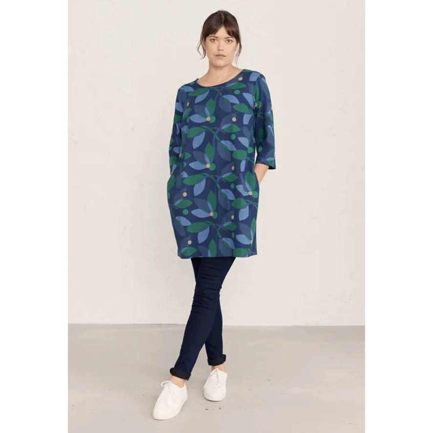 Seasalt Ferry Trip Tunic - St. Ives Leaves Maritime