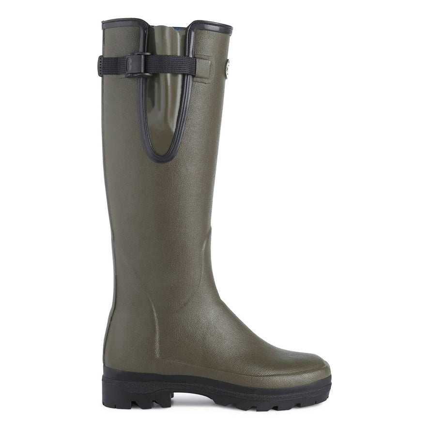 Le Chameau Vierzonord Neoprene Ladies Wellington Boot - Vert Chameau