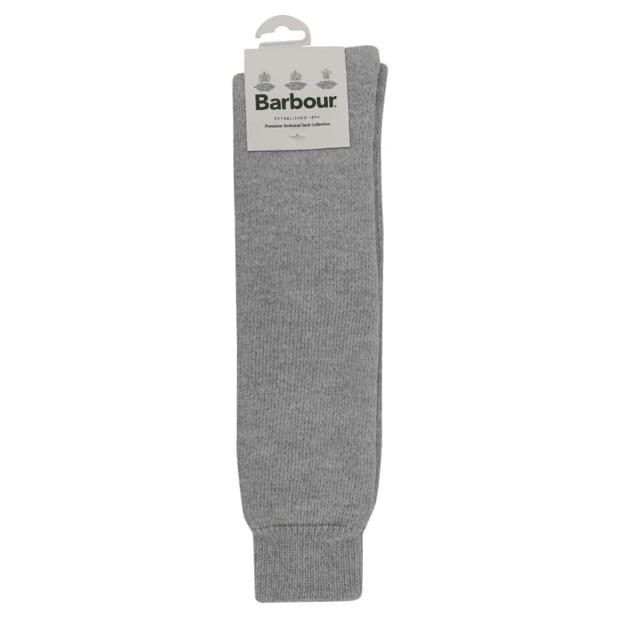 Barbour Wellington Knee Sock - Grey