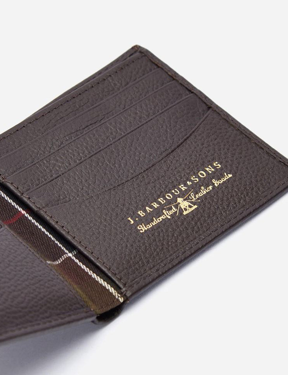 Barbour Amble Leather Wallet - Dark Brown