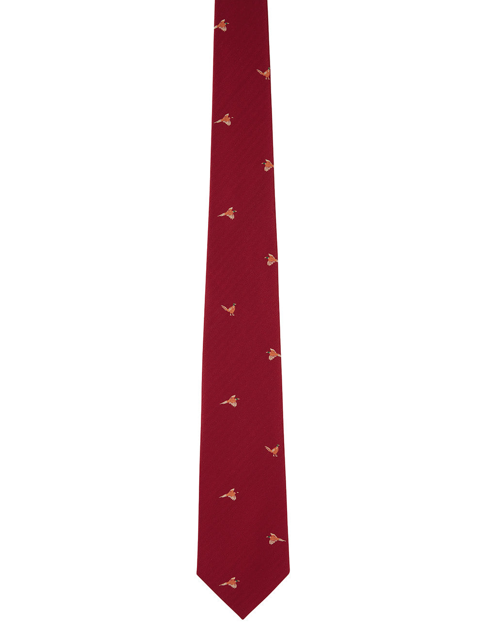 Schoffel Ashford Silk Tie - Chilli Pheasant