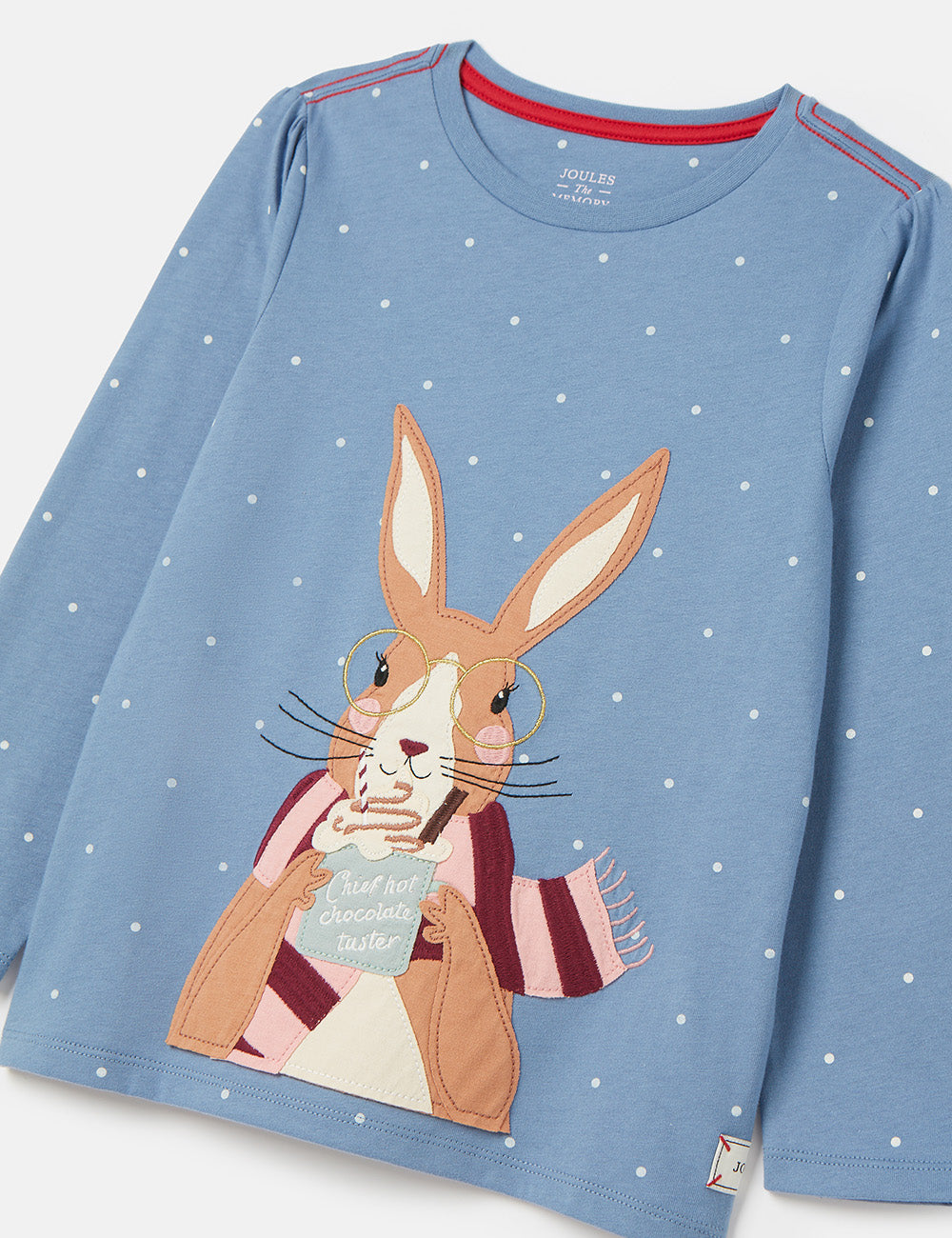 Joules Ava Long Sleeve T-Shirt - Blue Rabbit