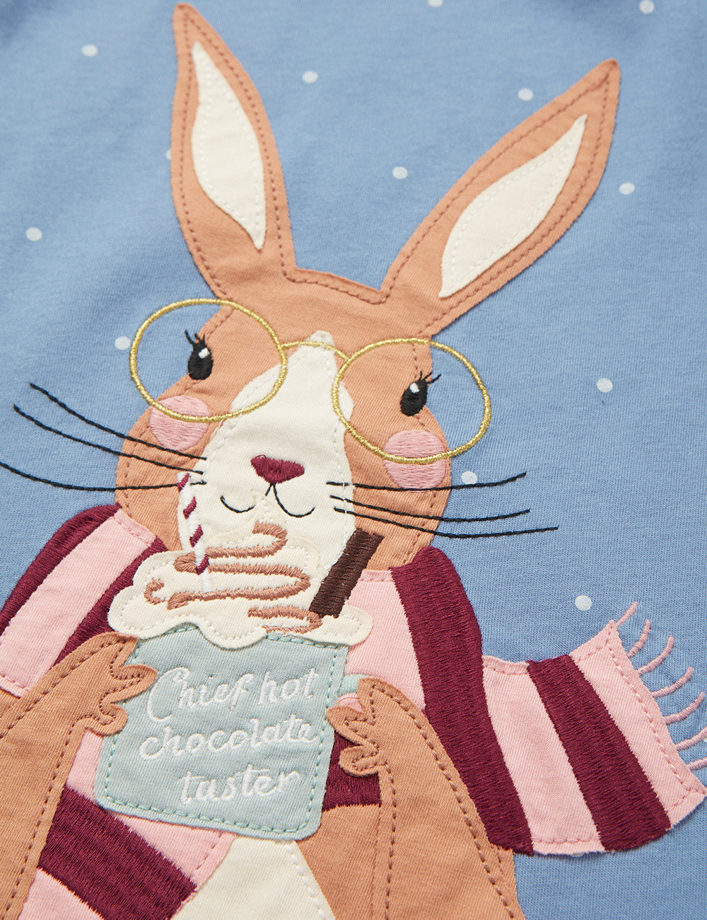 Joules Ava Long Sleeve T-Shirt - Blue Rabbit