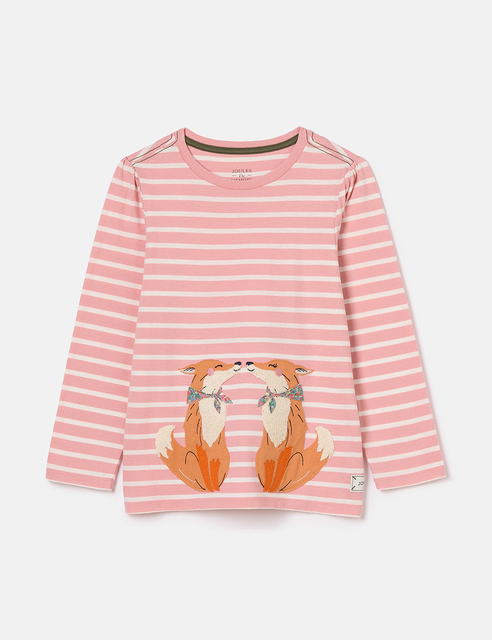 Joules Ava Long Sleeve T-Shirt - Pink Fox