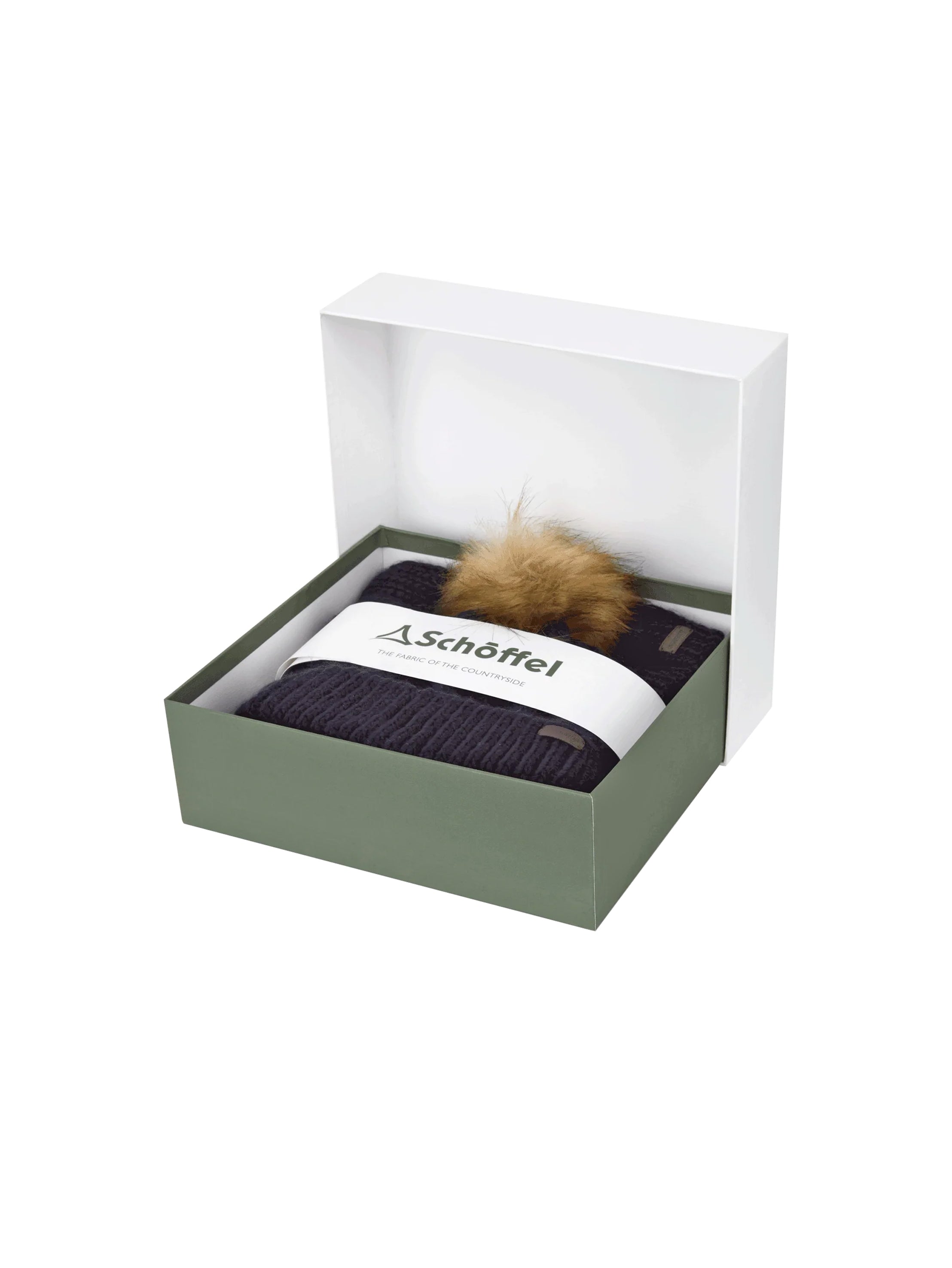 Schoffel Bakewell Hat & Scarf Set Navy