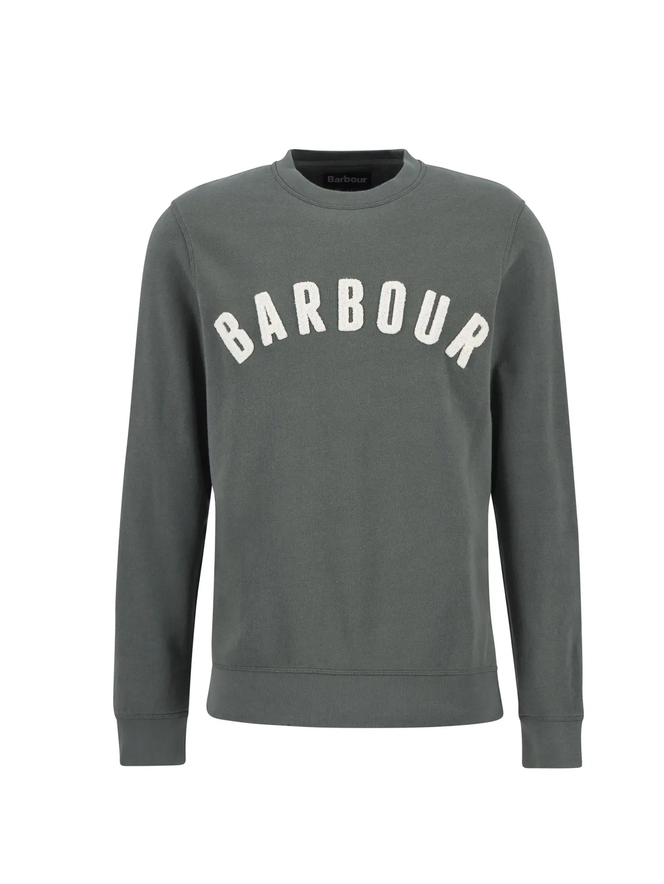 Barbour Prep Logo Crew Neck Sweatshirt Thyme