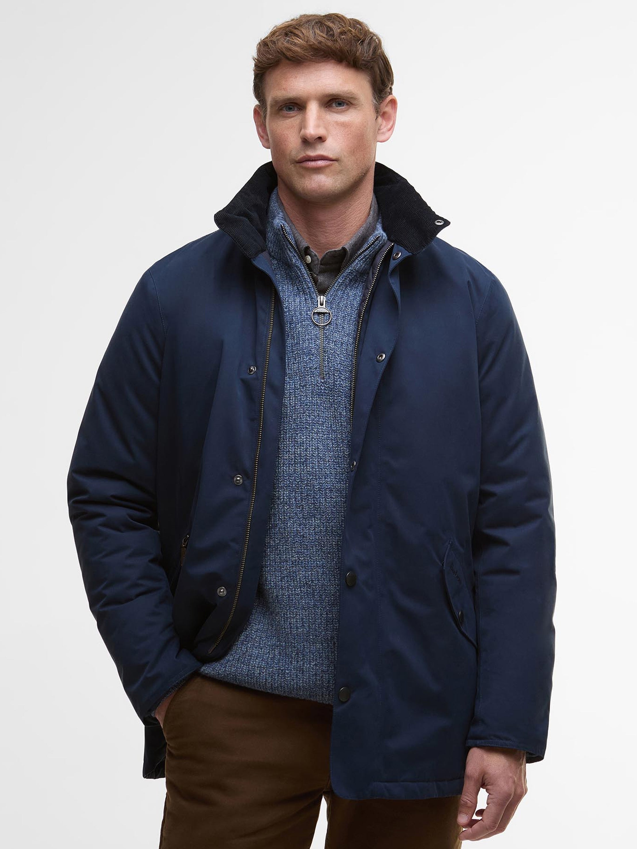 Barbour Winter Spoonbill Waterproof Jacket Navy