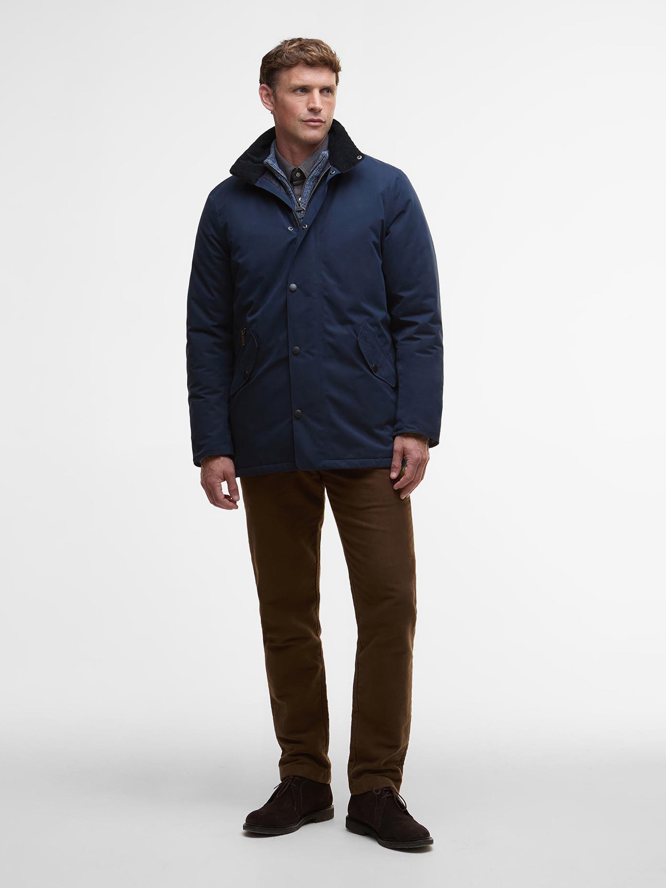 Barbour Winter Spoonbill Waterproof Jacket Navy