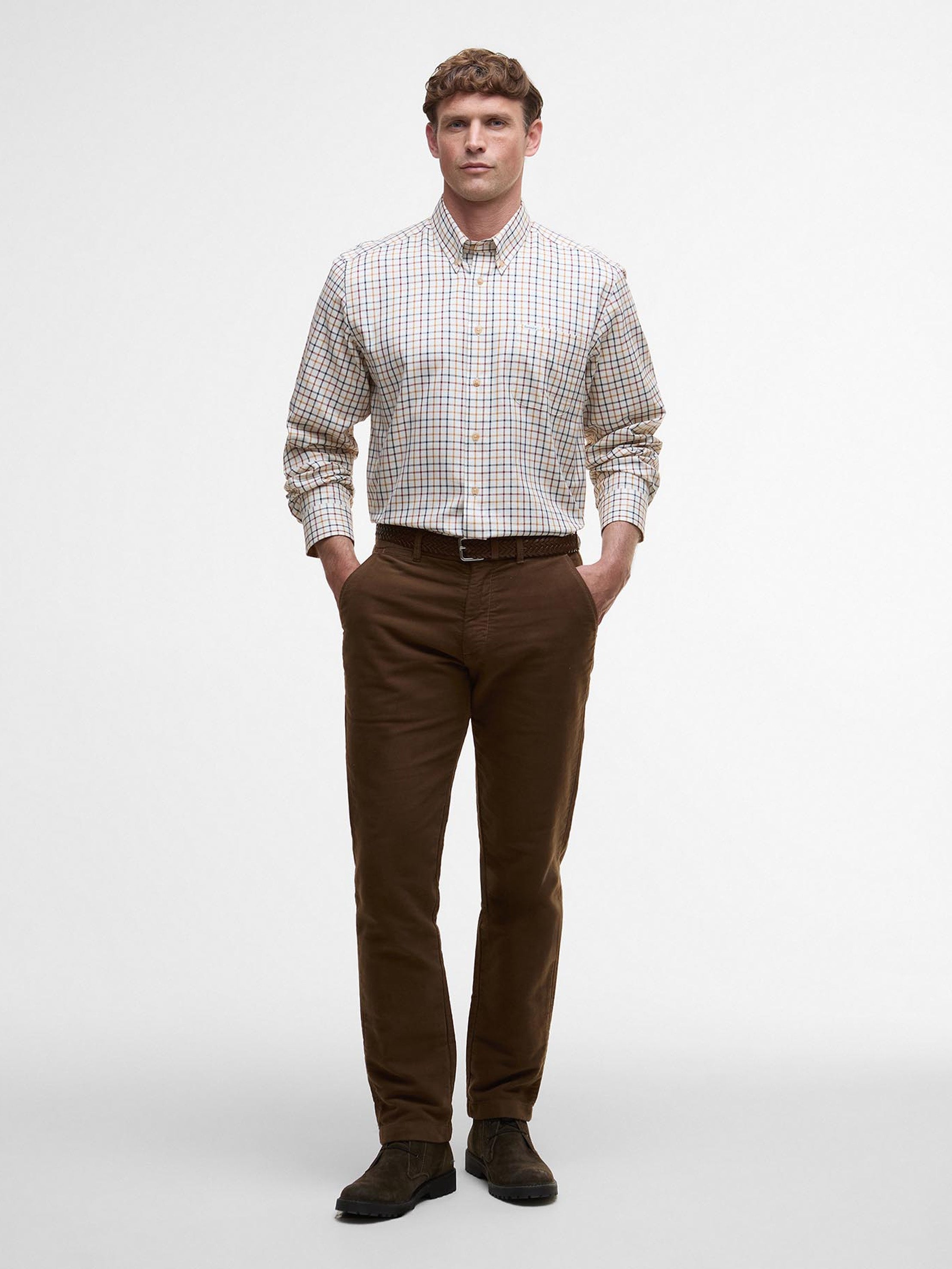 Barbour Sporting Tattersall Regular Shirt Copper