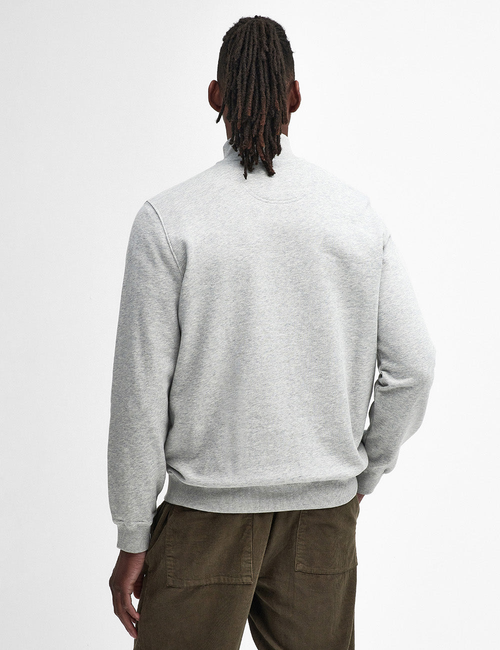 Barbour Beckhill 1/2 Zip Sweatshirt - Grey Marl