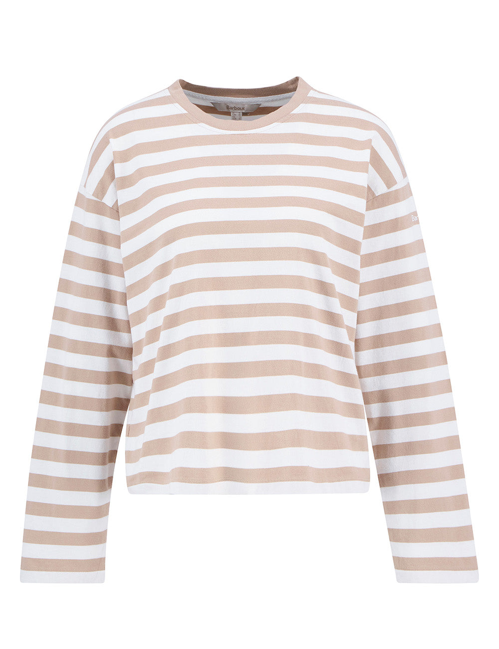 Barbour Bede Oversized T-Shirt - Camel Stripe