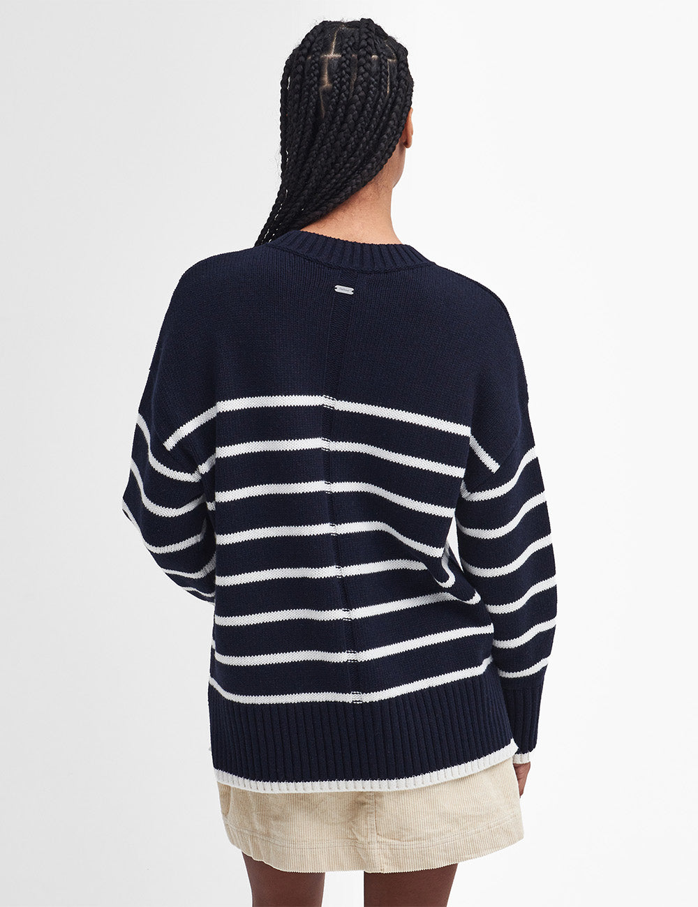 Barbour Belmore Knitted Jumper - Navy