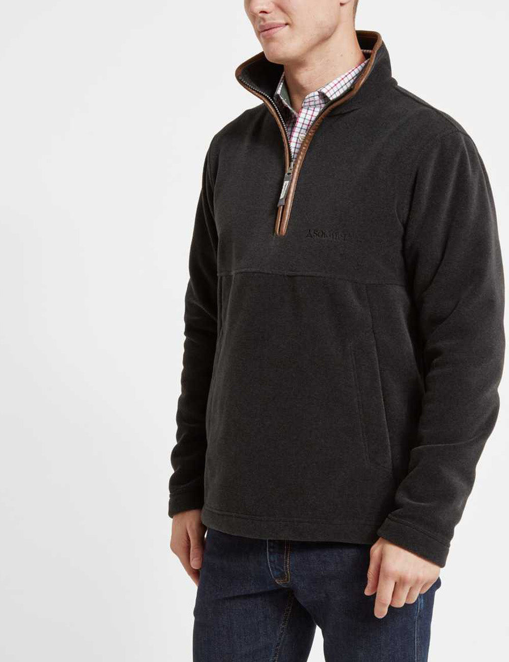 Schoffel Berkeley 1/4 Zip Fleece - Gunmetal