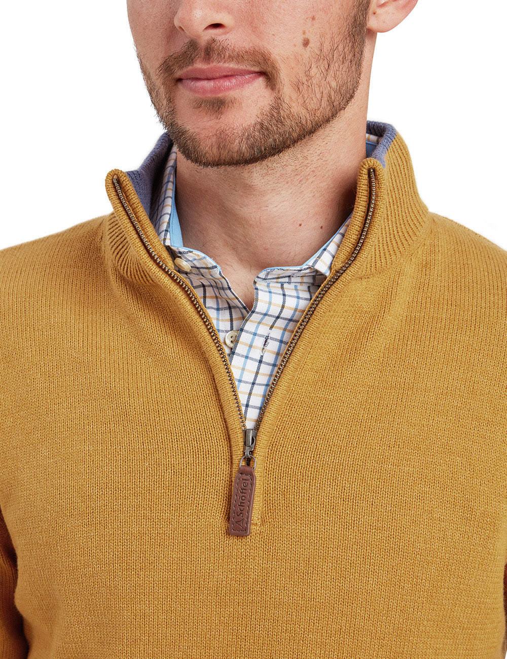 Schoffel Blair 1/4 Zip Jumper - Mustard