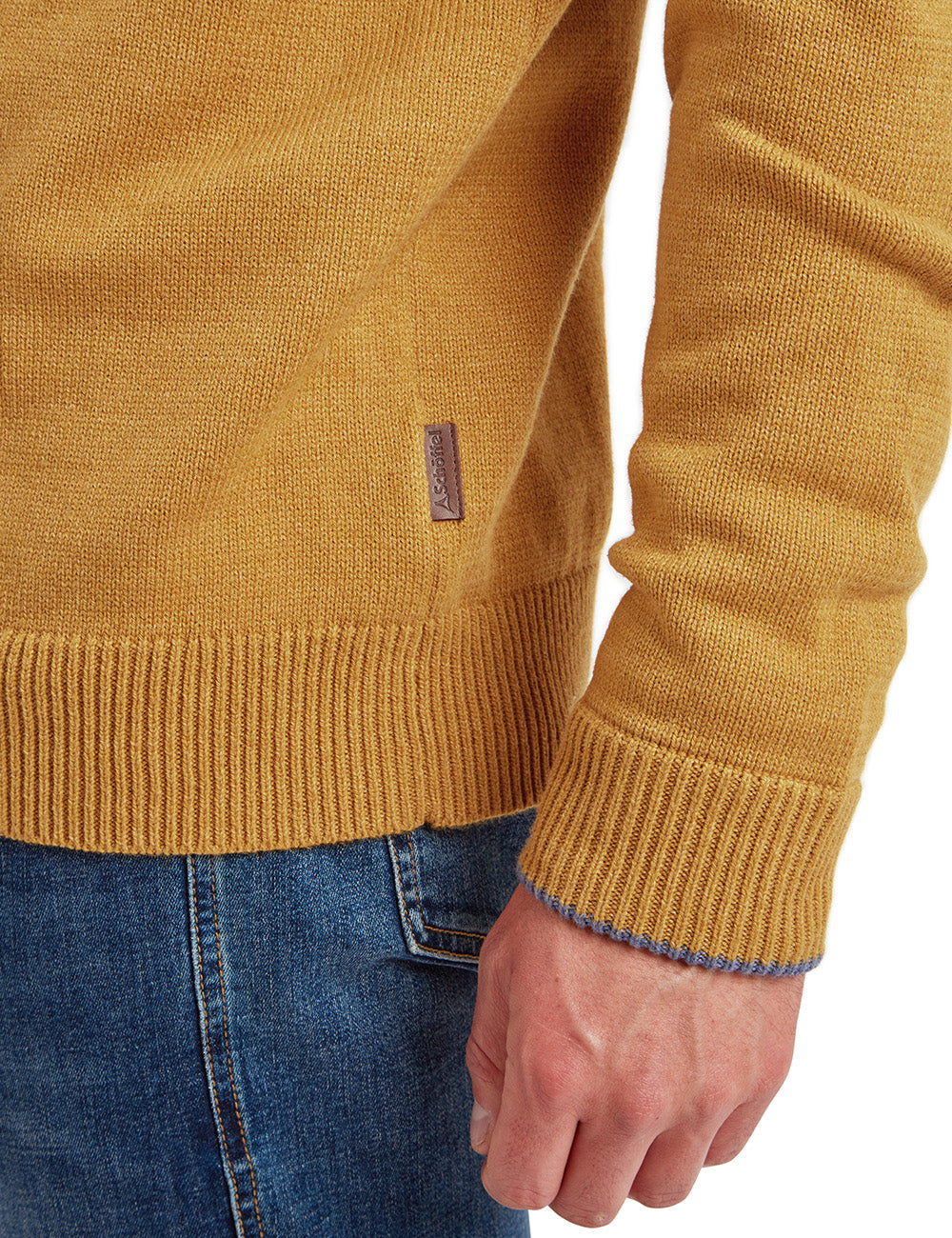 Schoffel Blair 1/4 Zip Jumper - Mustard