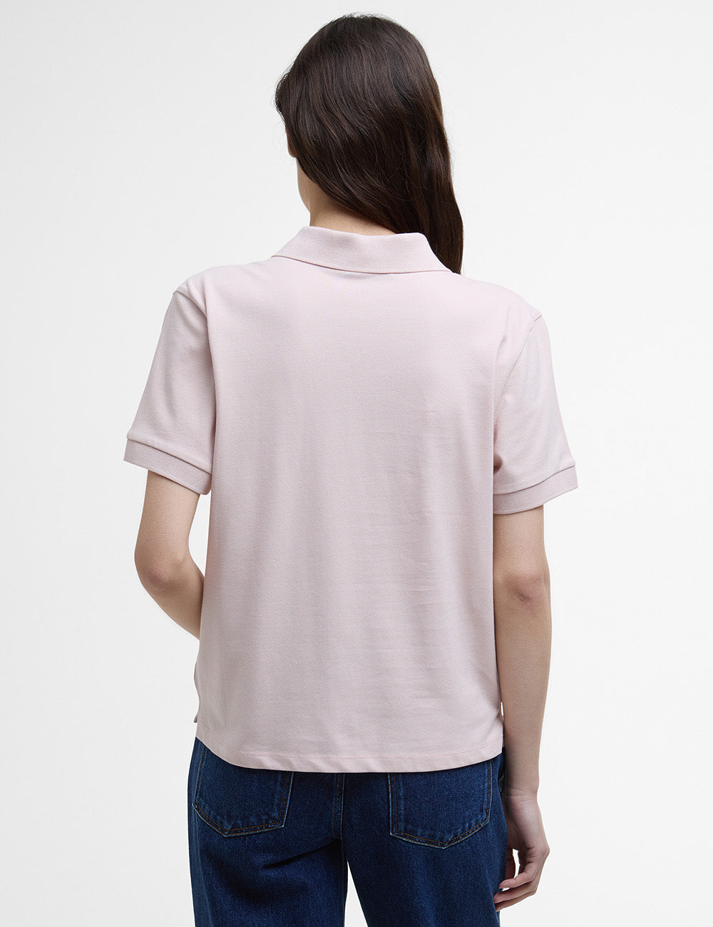 Barbour Bowford Polo Top - Primrose Pink