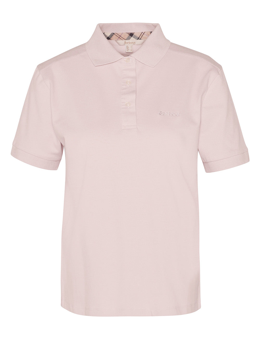 Barbour Bowford Polo Top - Primrose Pink