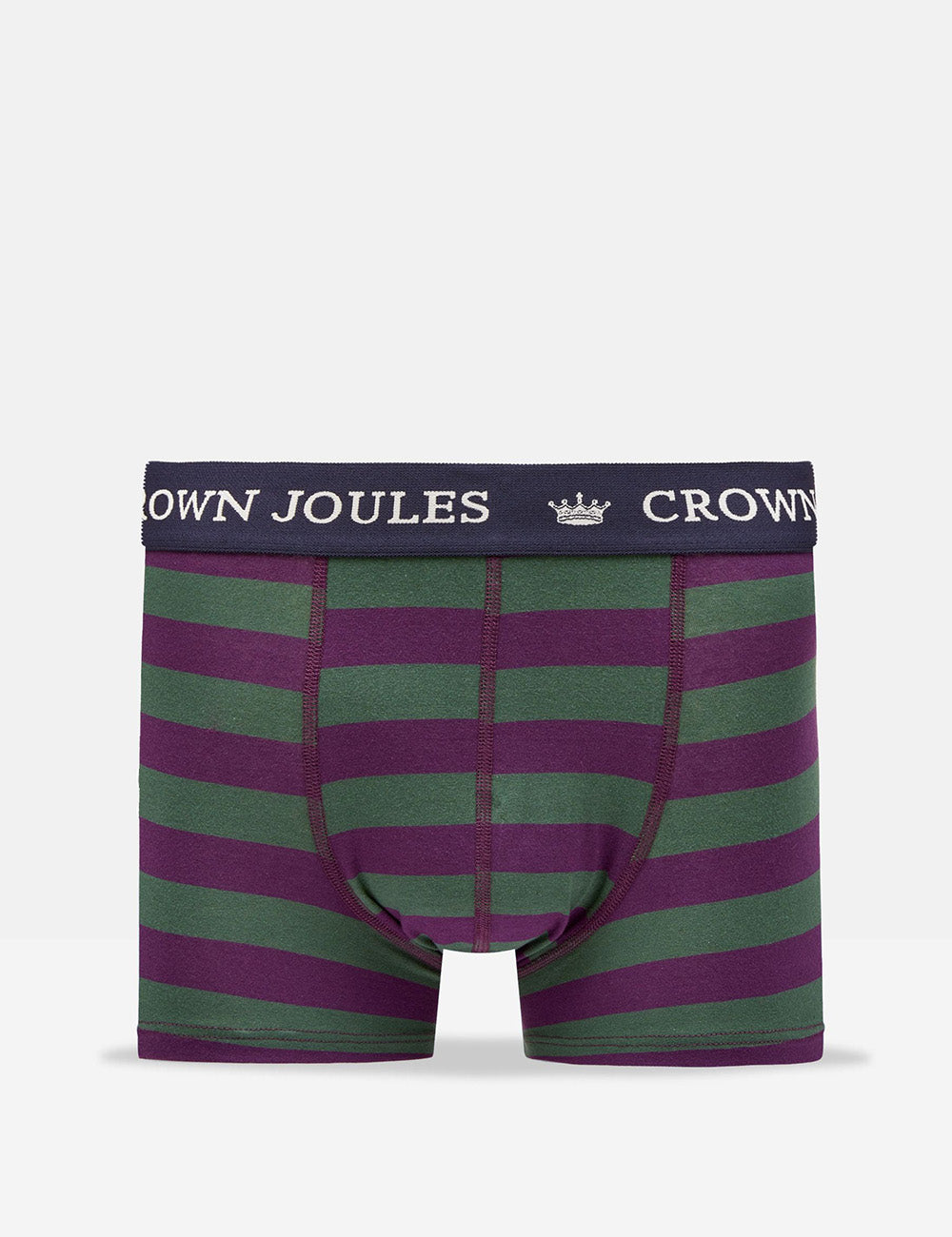 Joules Two Pack Of Boxers - Green/Purple Stripe