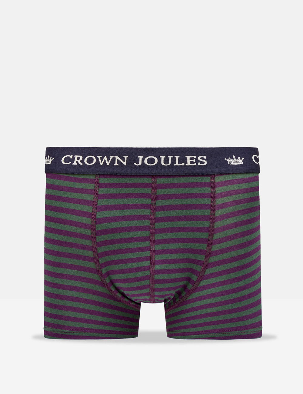 Joules Two Pack Of Boxers - Green/Purple Stripe