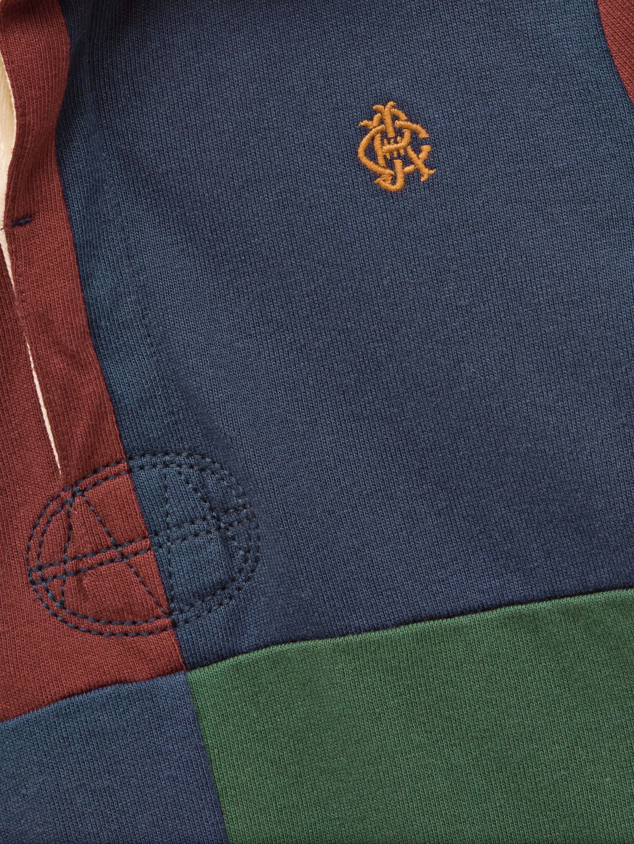 Joules Boys Rugby Club Multi Colour block Shirt
