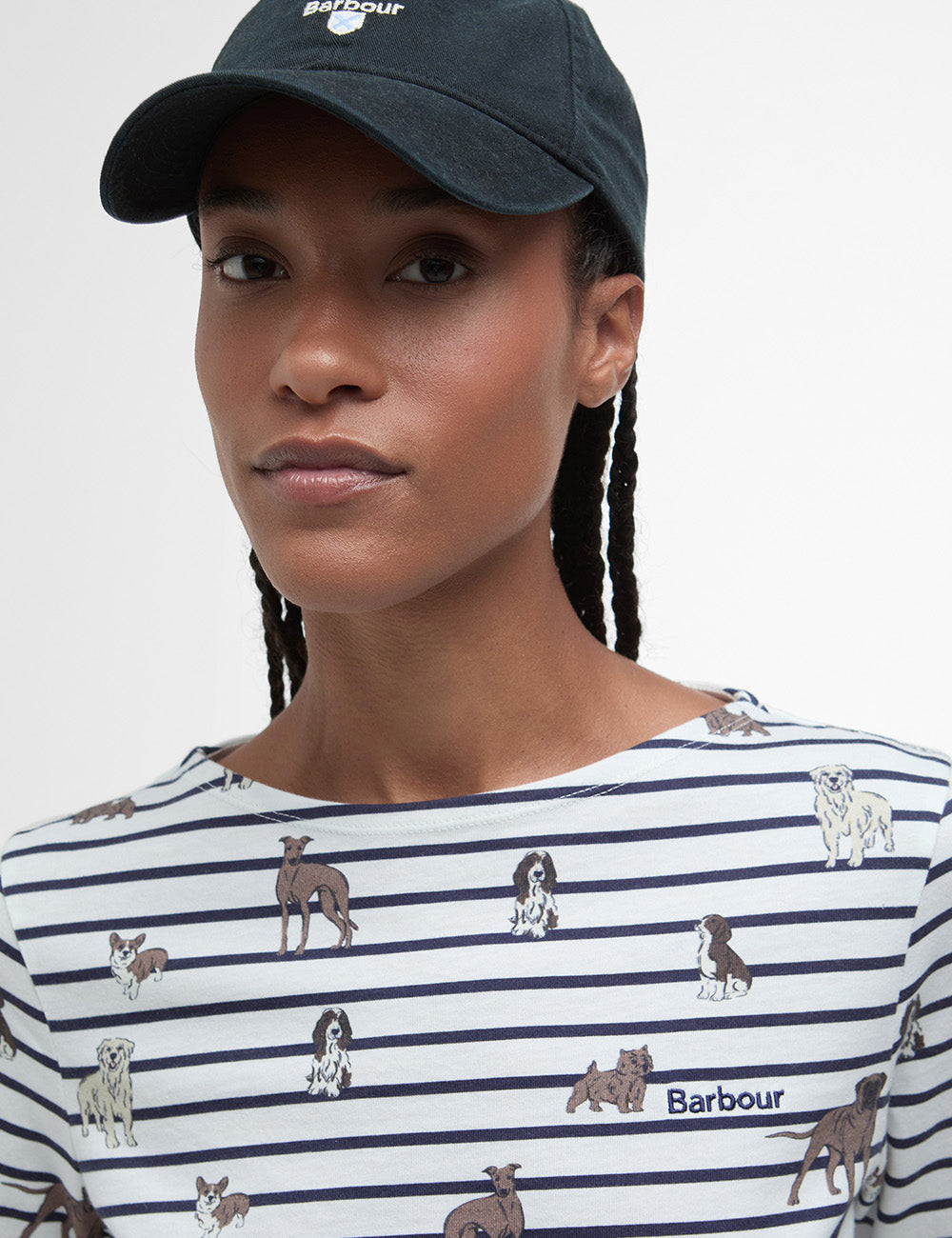 Barbour Bradley Top - Dog Print