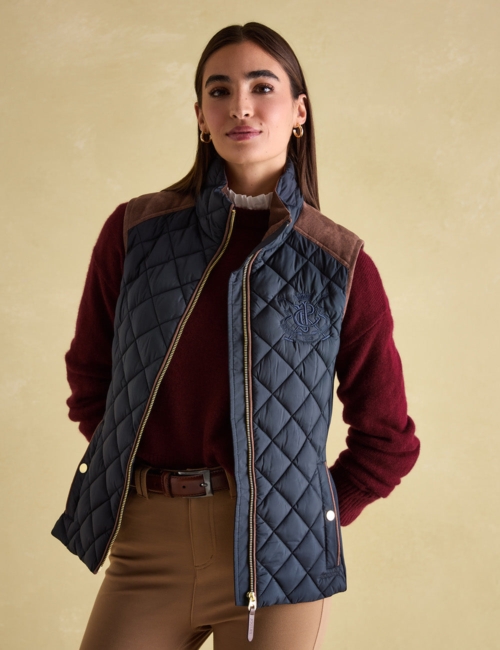 Joules Braemar Luxe Gilet - Navy