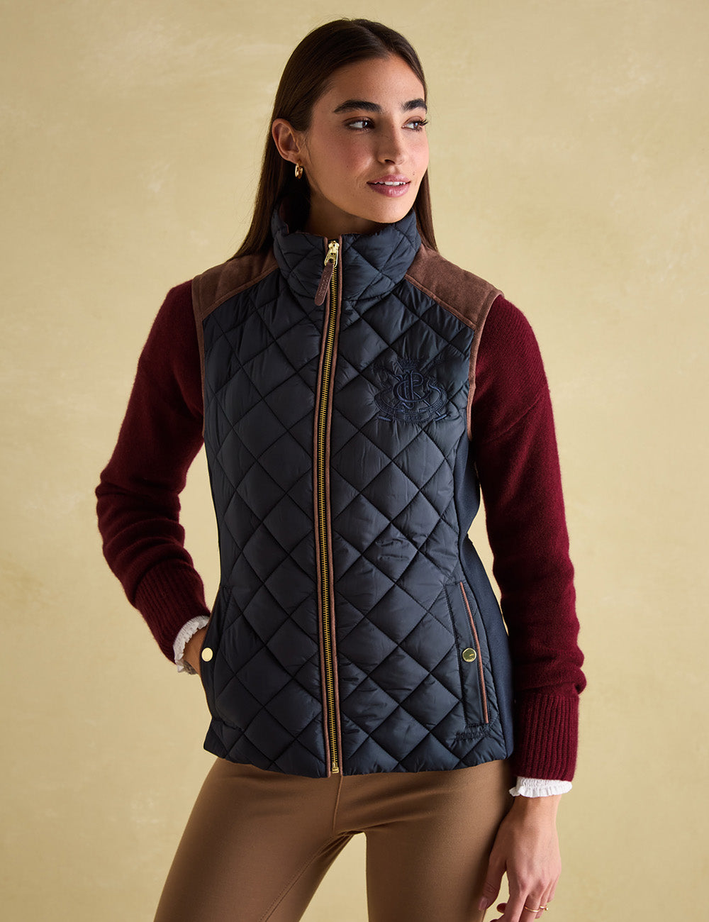 Joules Braemar Luxe Gilet - Navy