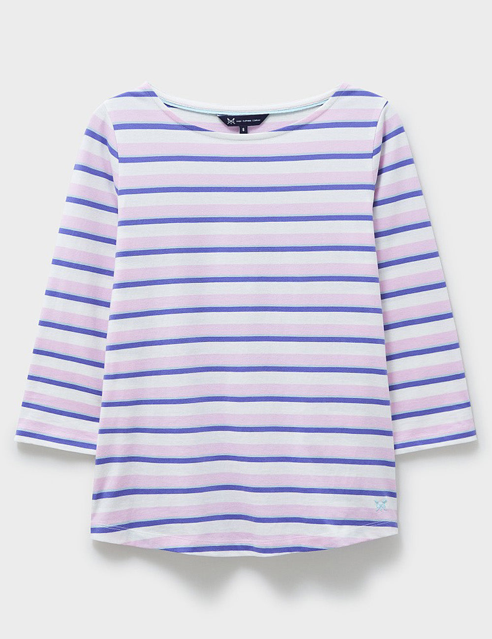 Crew Clothing Essential Breton T-Shirt - Lilac Multi