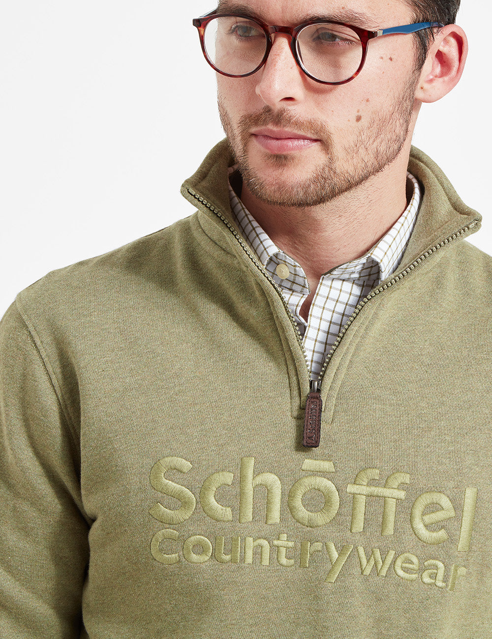 Schoffel Bude Sweatshirt - Light Khaki Marl