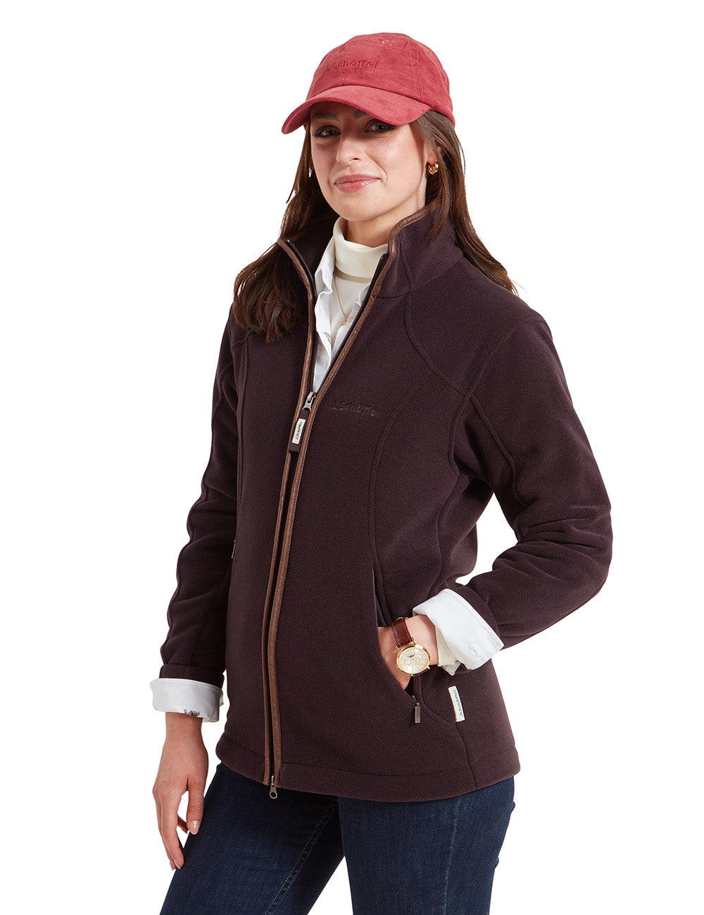 Schoffel Burley Fleece Jacket - Port