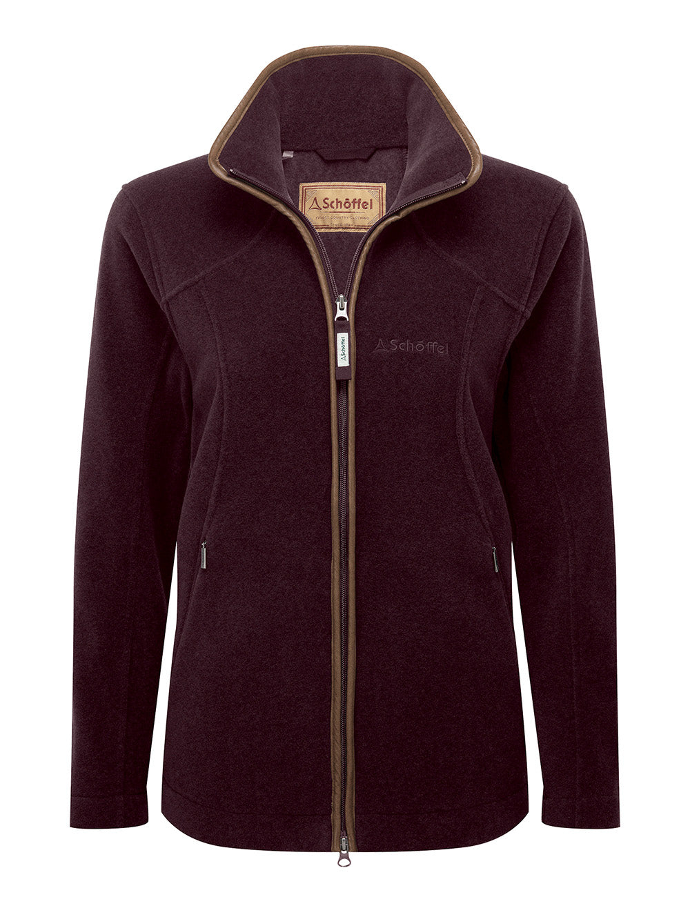 Schoffel Burley Fleece Jacket - Port