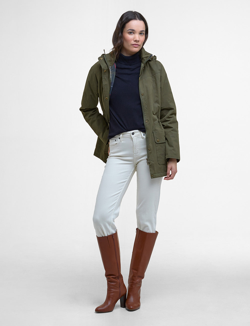 Barbour Buttercup Waterproof Jacket - Olive