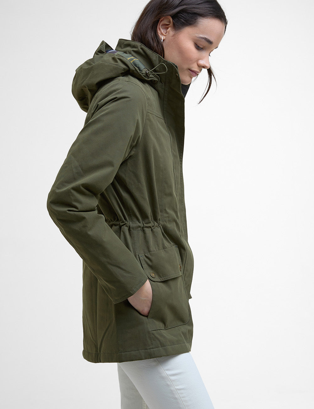 Barbour Buttercup Waterproof Jacket - Olive