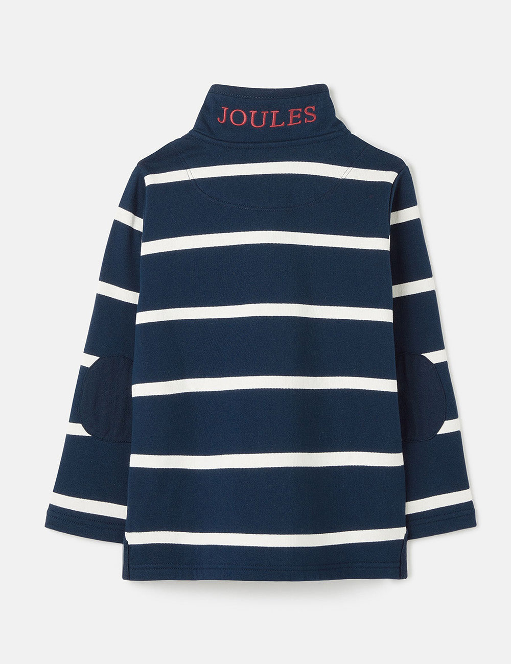 Joules Captain 1/4 Zip Sweatshirt - Navy Block Stripe